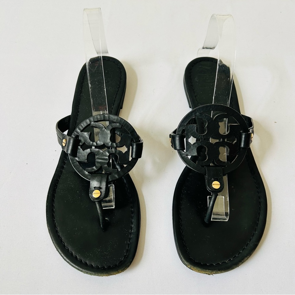 Tory Burch Miller Leather Thong Sandals. Size 11 M